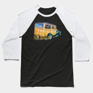 1932 Ford Model B Woody Station Wagon Baseball T-Shirt